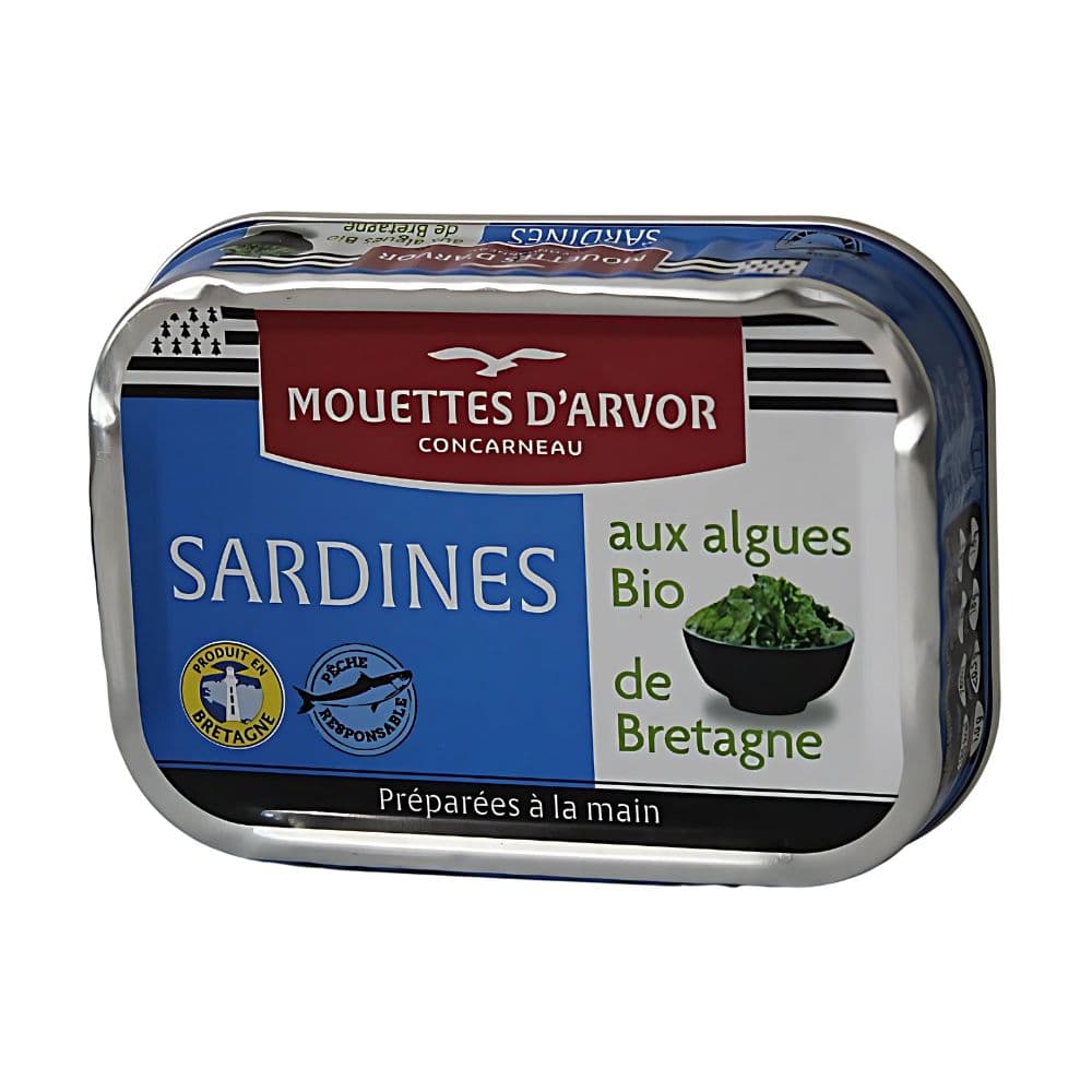 Sardinen mit Algen aus der Bretagne