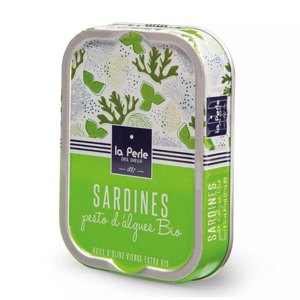 Sardinen mit Algen-Pesto in Olivenöl - Perle des Dieux