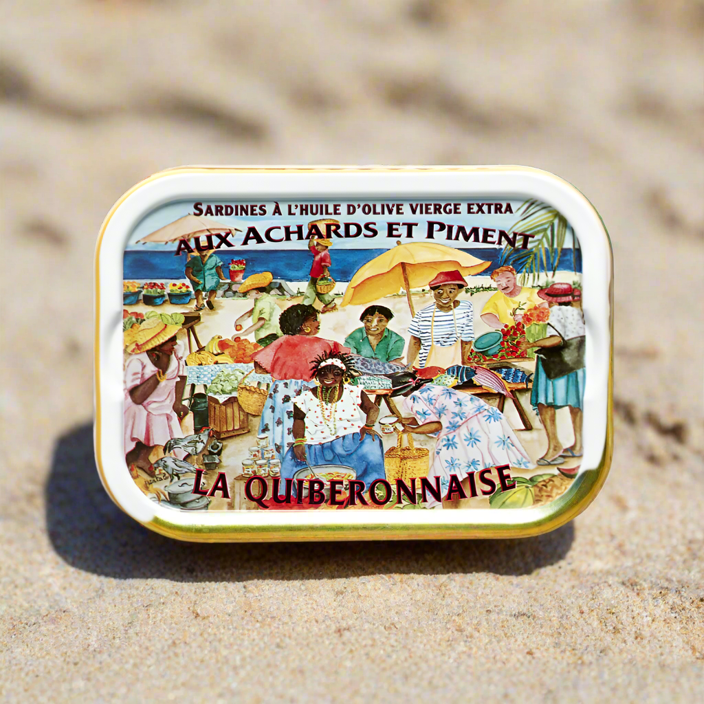 sardines-a-lhuile-dolive-vierge-extra-aux-achards-et-piment-115-g La Quiberonnaise