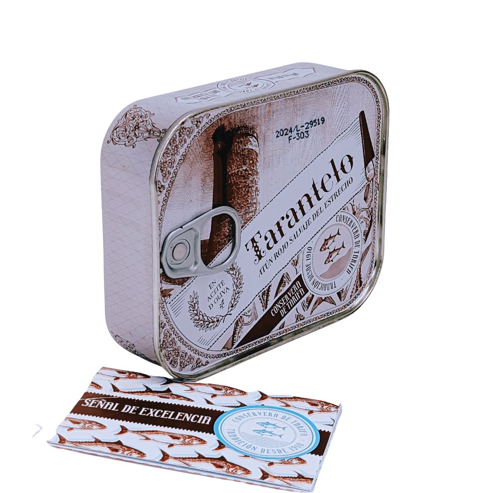 Tarantelo vom wilden roten Thunfisch aus Tarifa in Olivenöl - Conservera de Tarifa