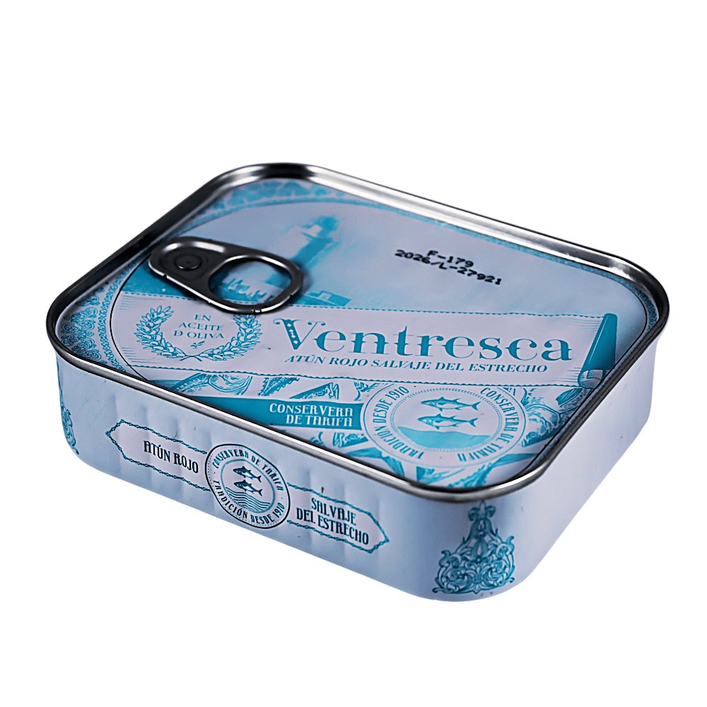 Ventresca vom wilden roten Thunfisch aus Tarifa in Olivenöl - Conservera de Tarifa