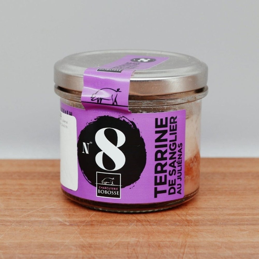 Verrine N°8 : Wildschweinterrine mit Juliénas - Bobosse -  Bobosse Lyon  - Maître Philippe & Filles