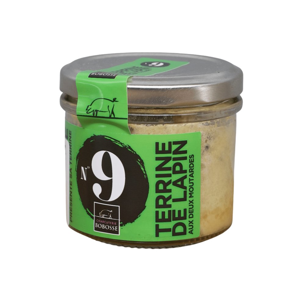 Verrine N°9 : Kaninchenterrine mit zweierlei Senf und Haselnüssen - Bobosse -  Bobosse Lyon  - Maître Philippe & Filles