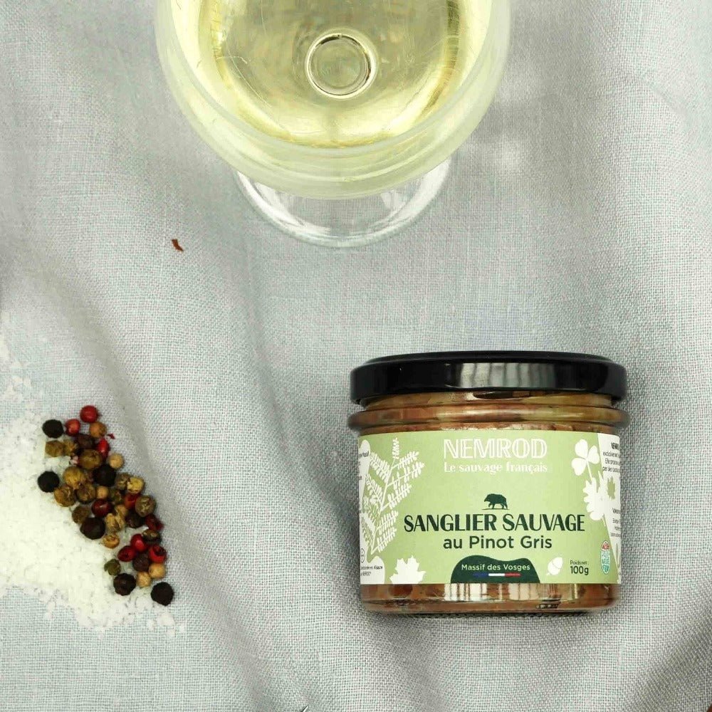 Wildschweinterrine mit Pinot Gris - Wild - 100g - Maître Philippe & Filles - Nemrod