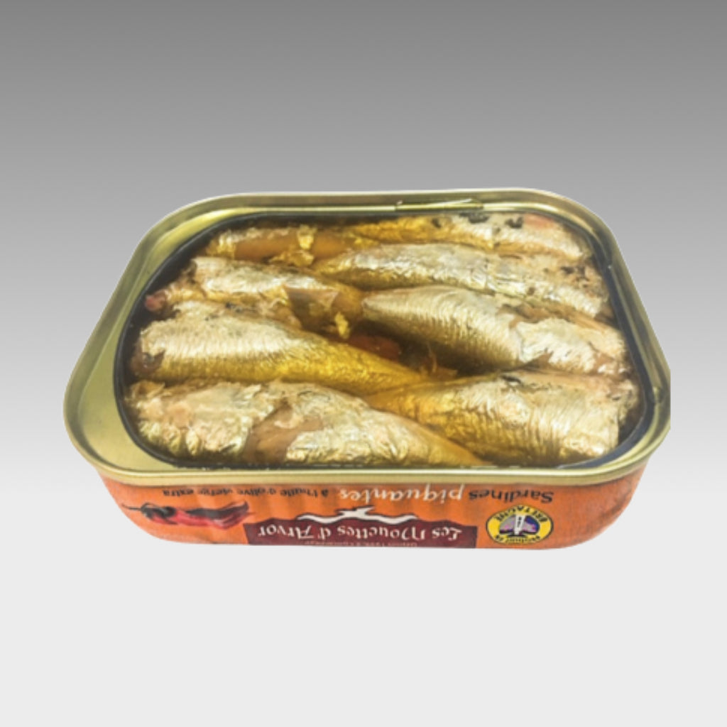 Sardinen in pikantem Olivenöl - Mouettes d'Arvor -  sardine.shop