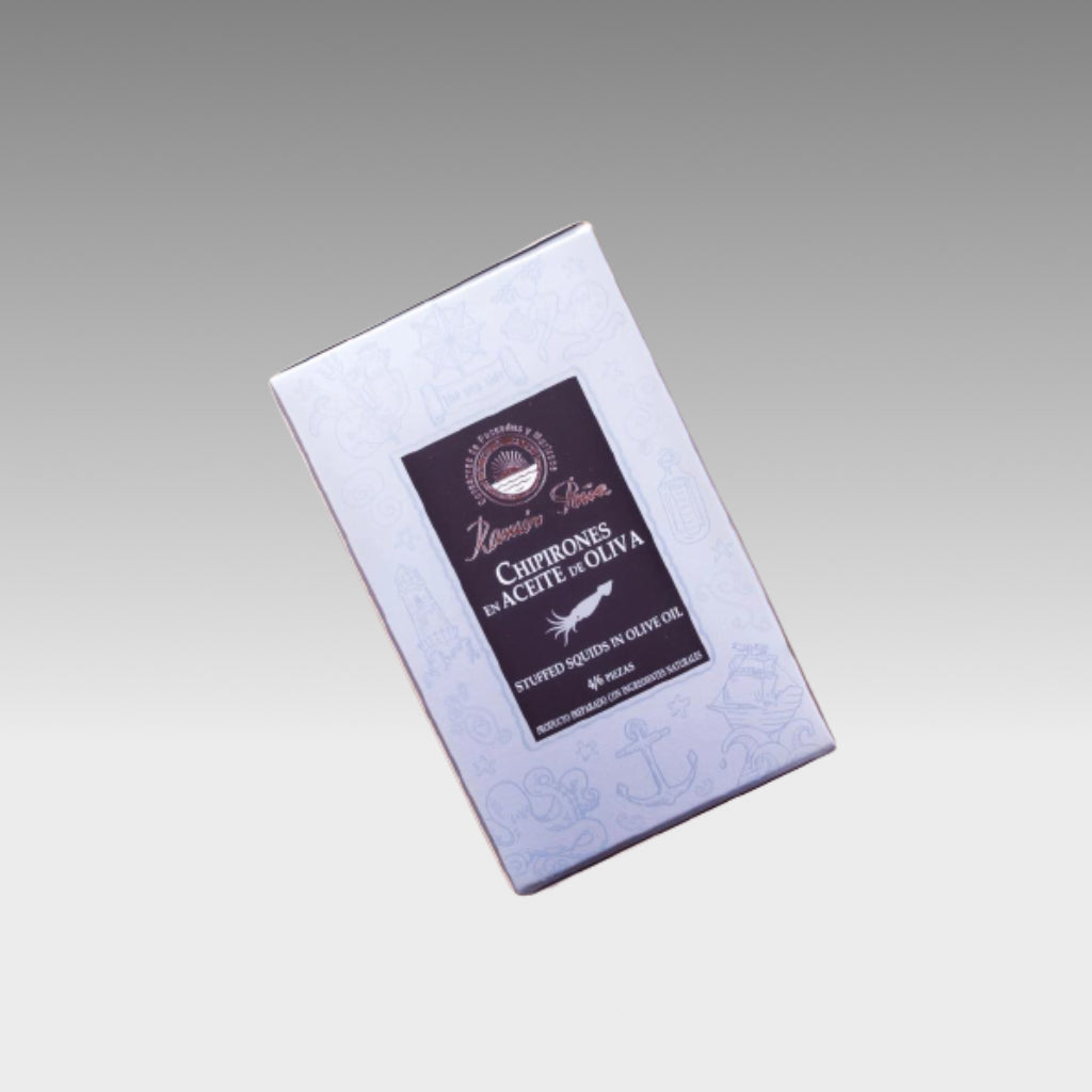 Chipirones in Olivenöl (Kleine Tintenfische aus Galizien) - Ramon Pena -  sardine.shop