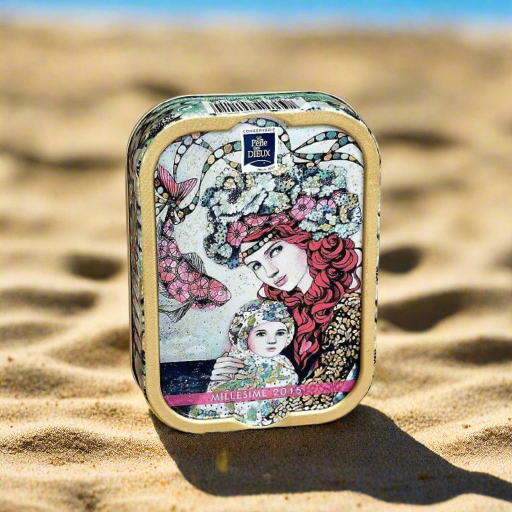 Vintage sardines 2015 in olive oil (Mademoiselle Perle)