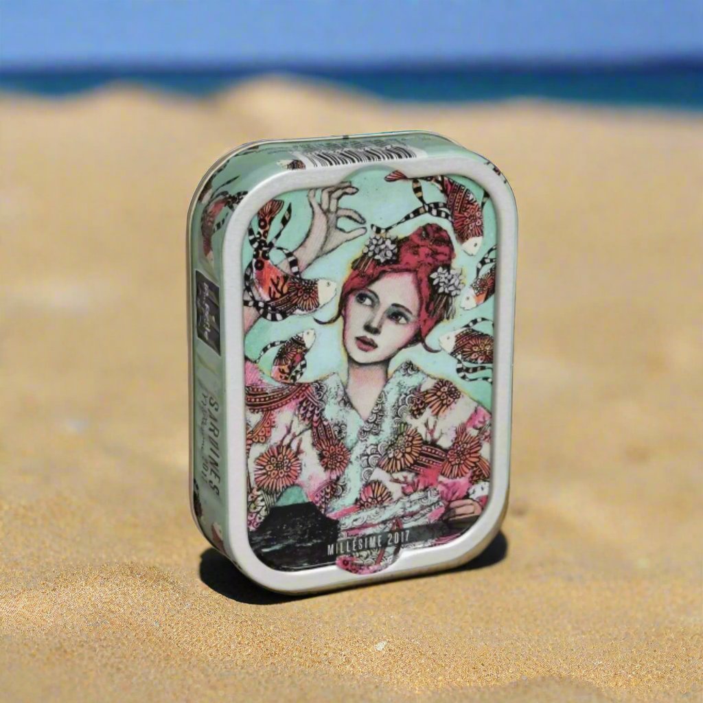 Vintage sardines 2017 in olive oil (Mademoiselle Perle)