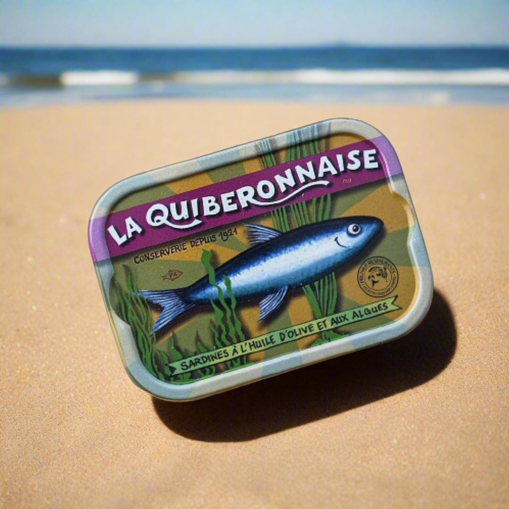 Jahrgangssardinen mit Algen - Quiberonnaise -  sardine.shop