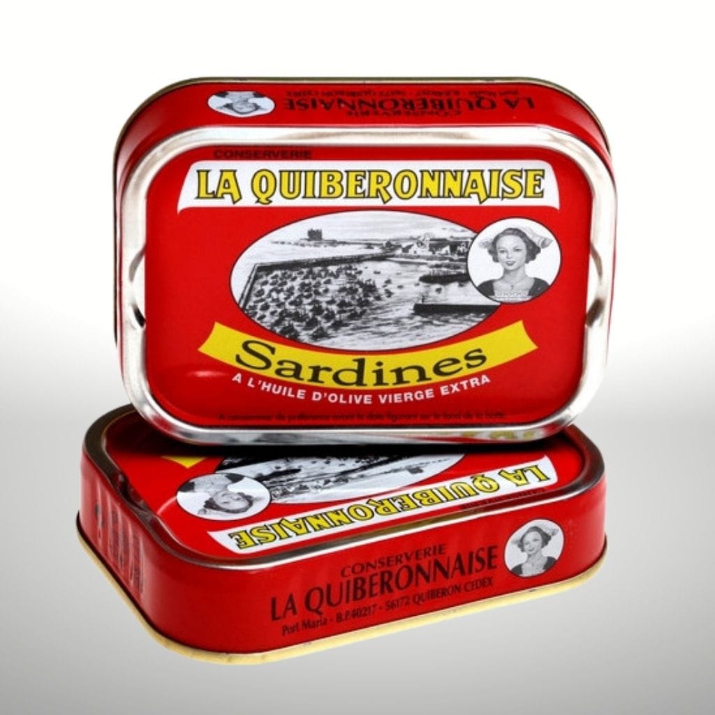 Quiberonnaise Fischkonserven Dose à 115g Klassische Sardinen in Olivenöl La Quiberonnaise Maitre Philippe et Filles
