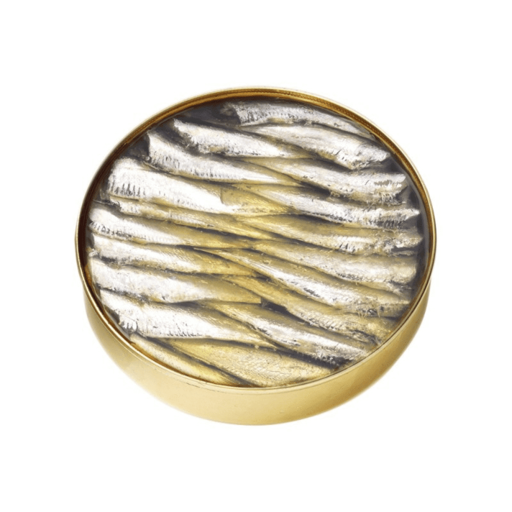 Ramon Pena Fischkonserven Dose à 130g Kleine Sardinen mit Pimientos de Padrón Gold Label Maitre Philippe et Filles