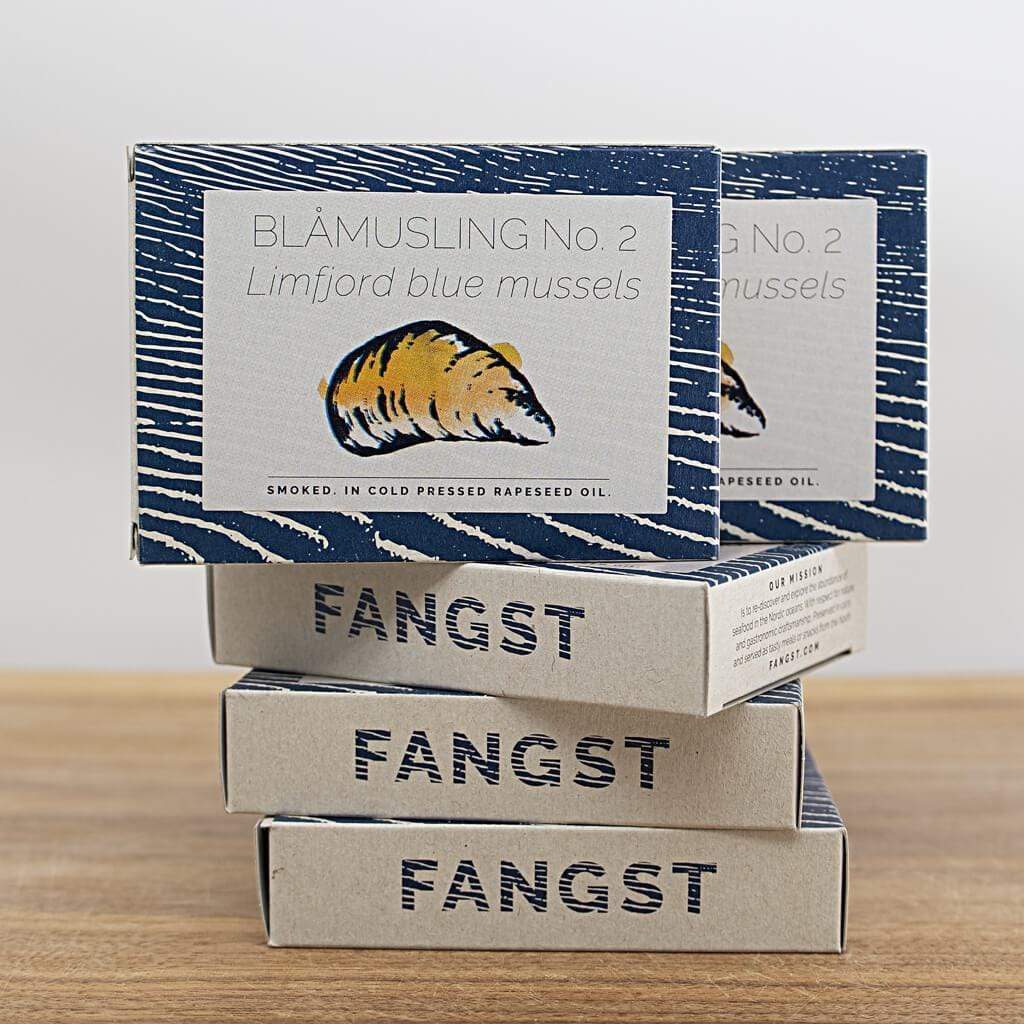 Limfjord-Miesmuscheln Nr. 2  - leicht geräuchert, in kaltgepresstem Rapsöl - Fangst.nordic -  sardine.shop