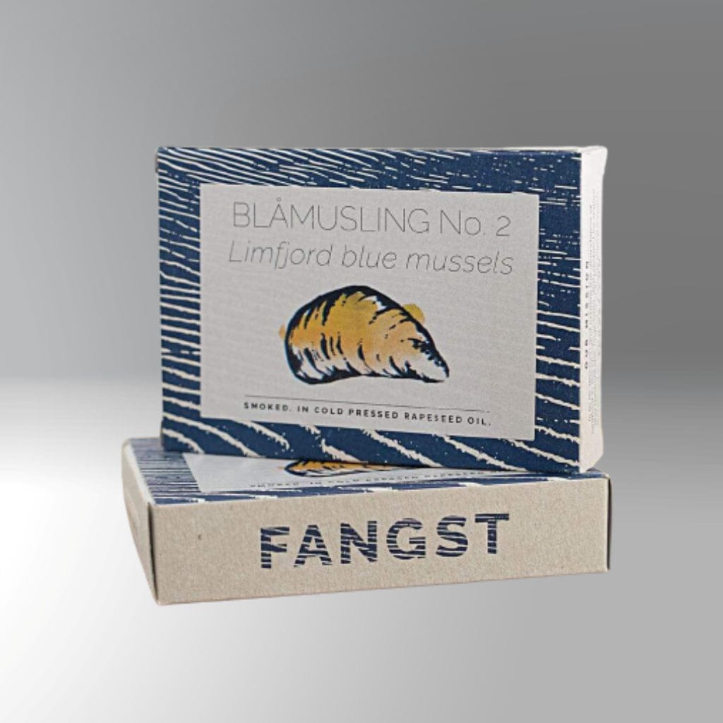 Limfjord-Miesmuscheln Nr. 2  - leicht geräuchert, in kaltgepresstem Rapsöl - Fangst.nordic -  sardine.shop