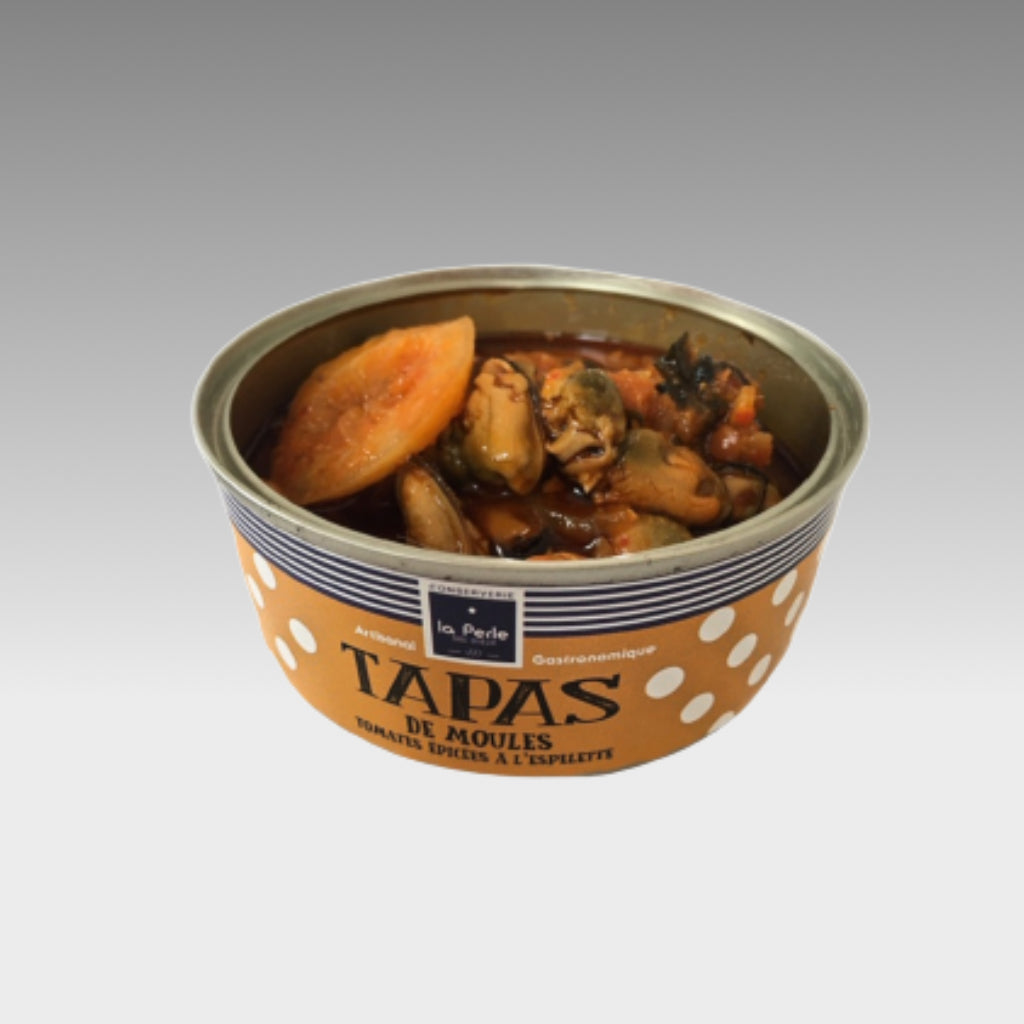 Tapas von Muscheln mit Piment d'Espélette - Perle des Dieux -  sardine.shop