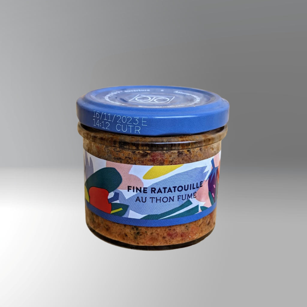 Ratatouille mit geräuchertem Thunfisch