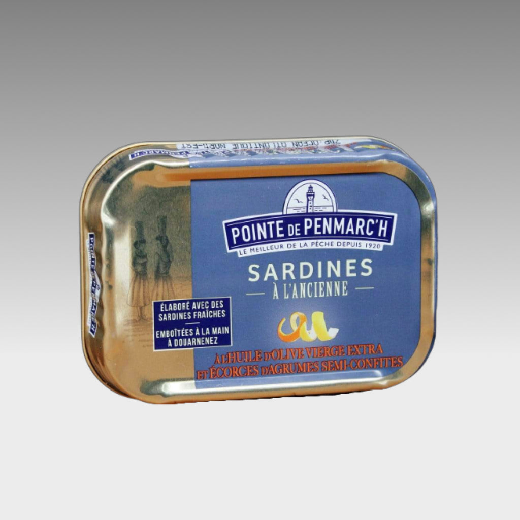 Sardine in olive oil with candied citrus