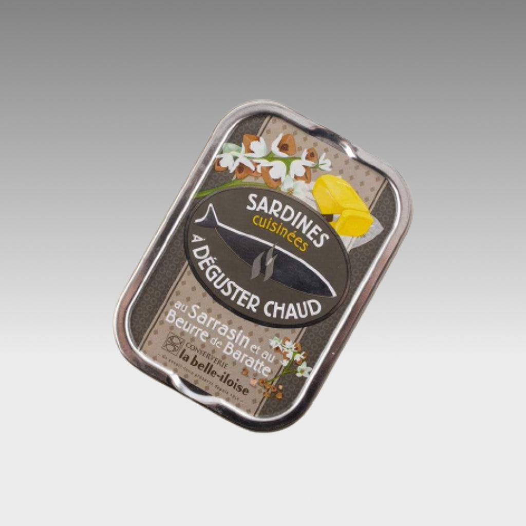 Sardinen in Fassbutter mit Buchweizen