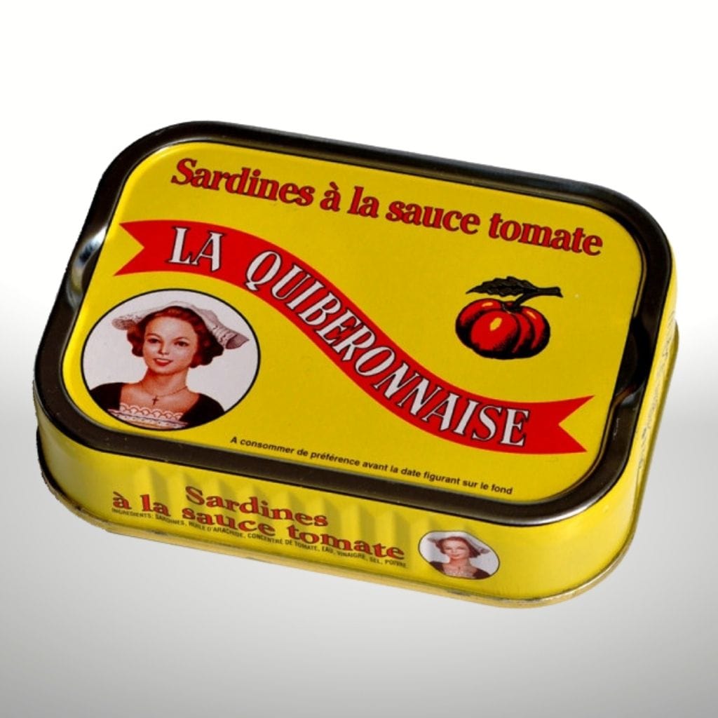 Quiberonnaise Fischkonserven Dose à 115g Sardinen in Tomatensauce (mild) Maitre Philippe et Filles