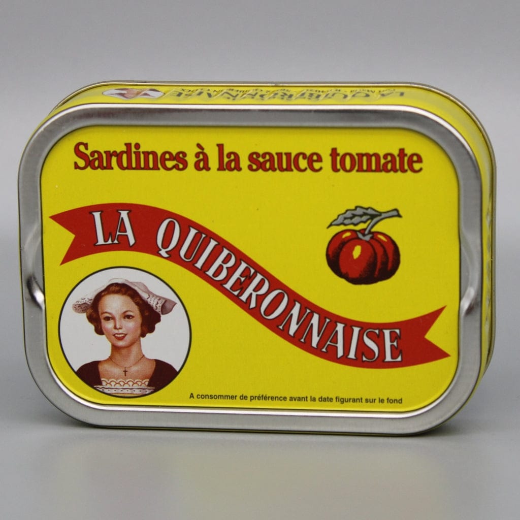 Quiberonnaise Fischkonserven Dose à 115g Sardinen in Tomatensauce (mild) Maitre Philippe et Filles