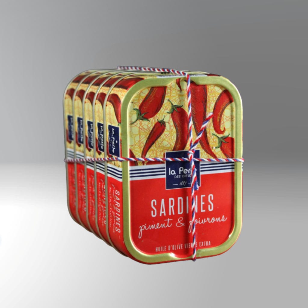 Perle des Dieux Fischkonserven Dose 115g Sardinen mit Chili und Paprika Maitre Philippe et Filles
