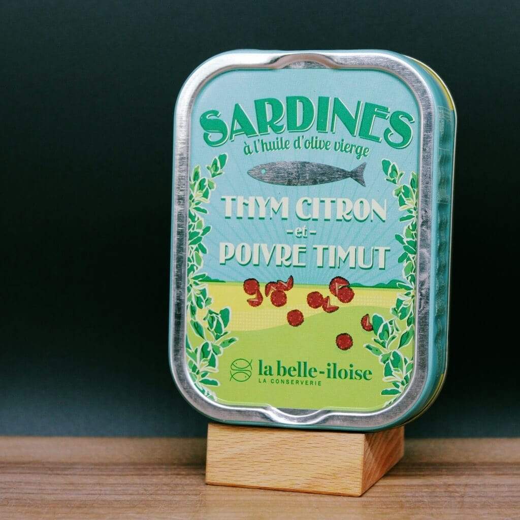 Sardinen mit Zitronen-Thymian und Timut-Pfeffer - Belle Iloise -  sardine.shop