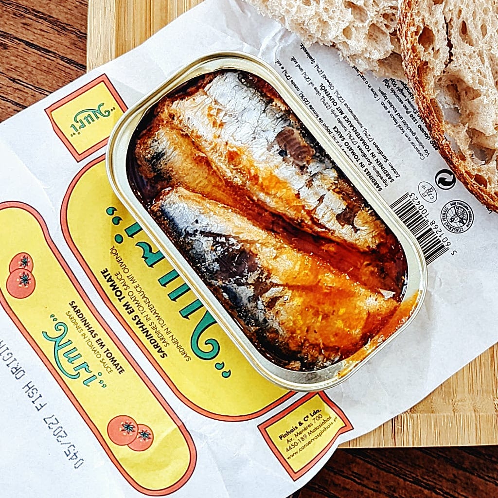 Pinhais Fischkonserven Dose (125g) Sardinen Nuri in Tomatensoße 🍅 Maitre Philippe et Filles