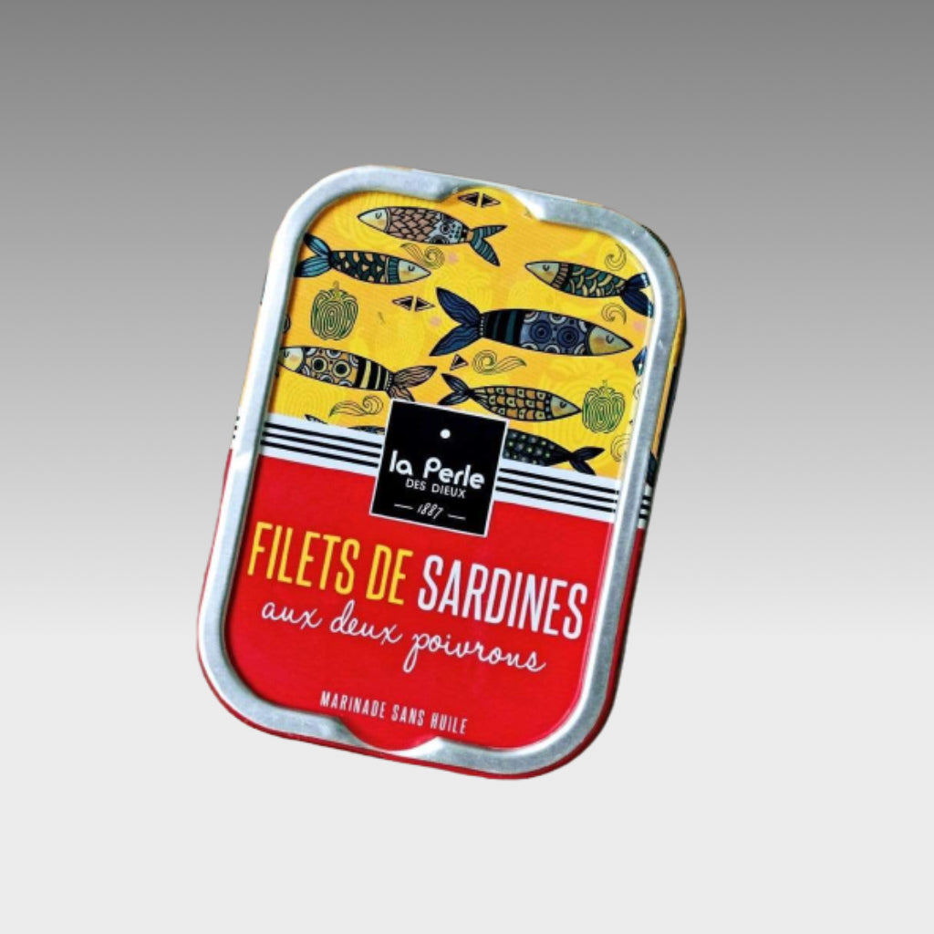 Sardine fillets with paprika and chili