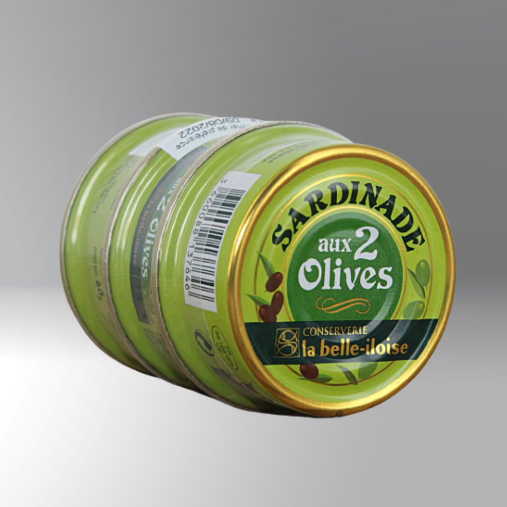 Sardines paste "Sardinade" with olives