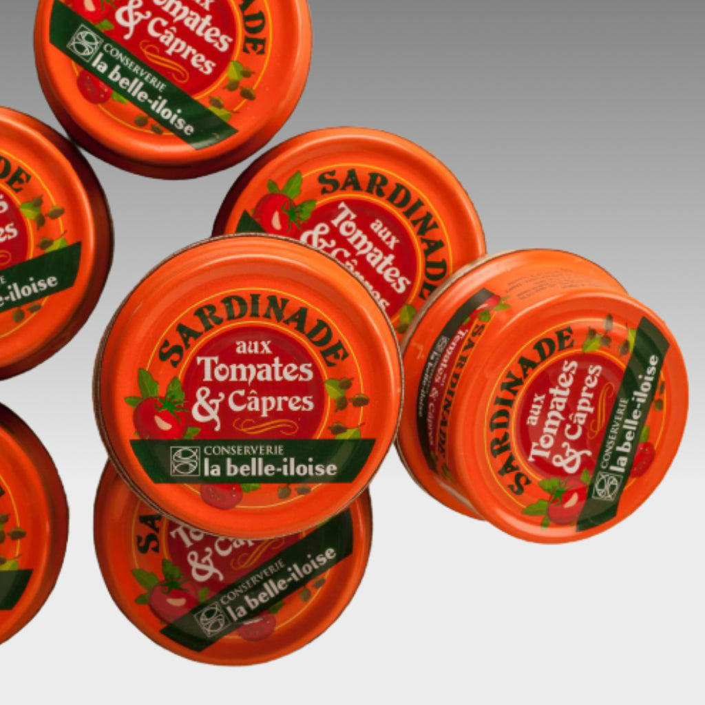 Sardines paste "Sardinade" with tomatoes and capers