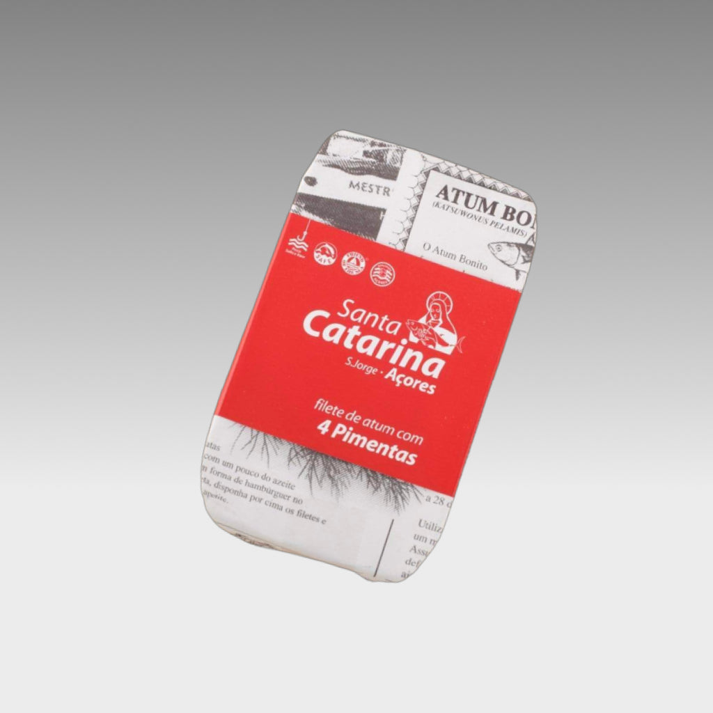 Thunfischfilets in Olivenöl mit vierfach Pfeffer - Santa Catarina -  sardine.shop