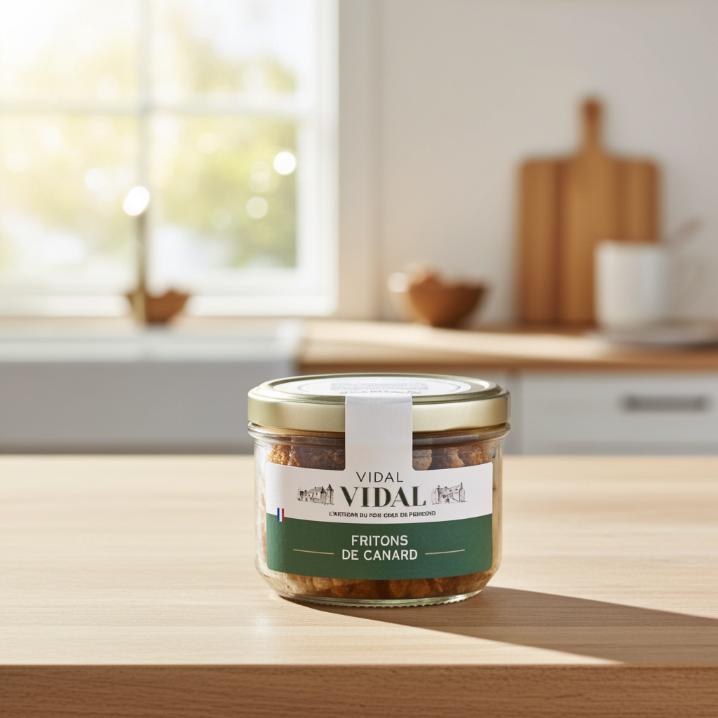 Enten-Fritons aus dem Périgord (kross gebratene Entengrieben)