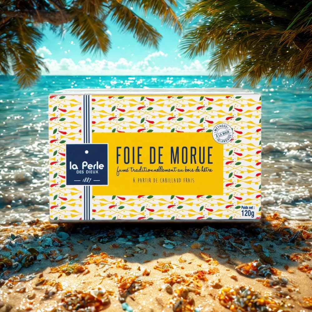 Dorschleber geräuchert auf Buchenholz