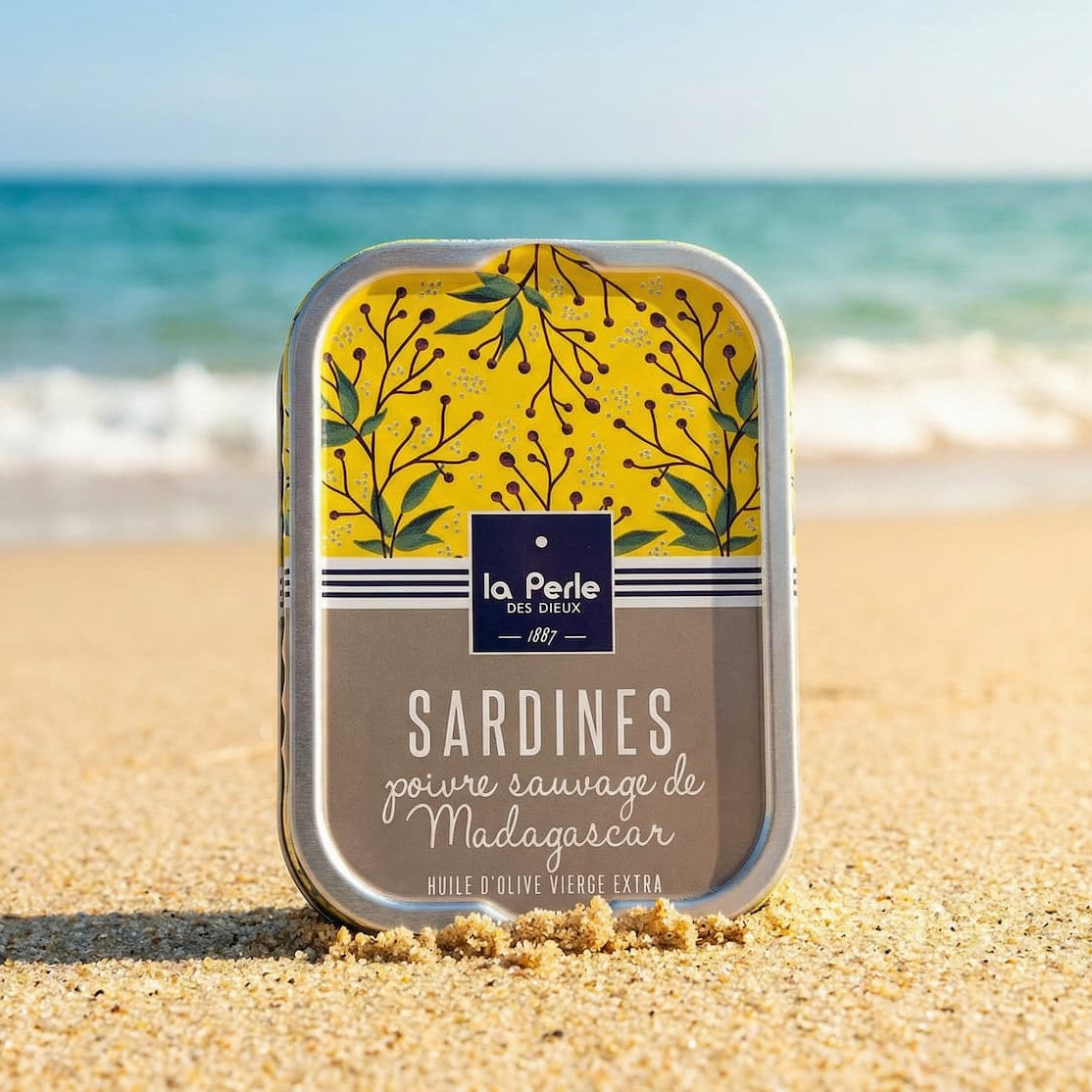 Sardinen mit wilden Pfeffer aus Madagaskar (Voatsiperifery) Dose 115g