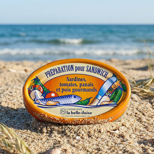 Sandwichcreme mit Sardine, Tomate, Pastinake, Zuckerschoten Dose à 115g