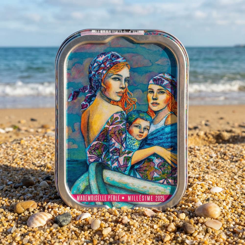 Jahrgangssardinen 2025 in Olivenöl (Mademoiselle Perle) Dose à 115g