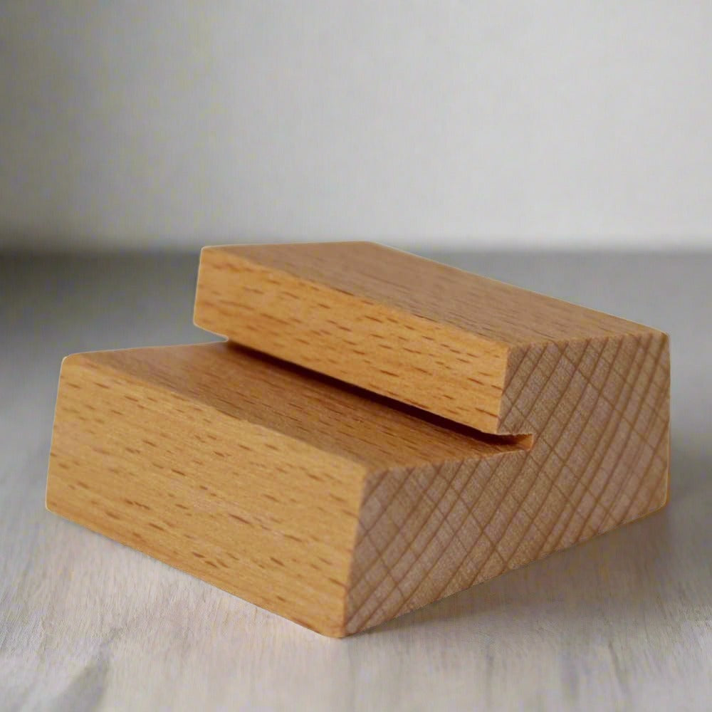 Aufsteller Buche für rechteckige Dosen (geölt)
