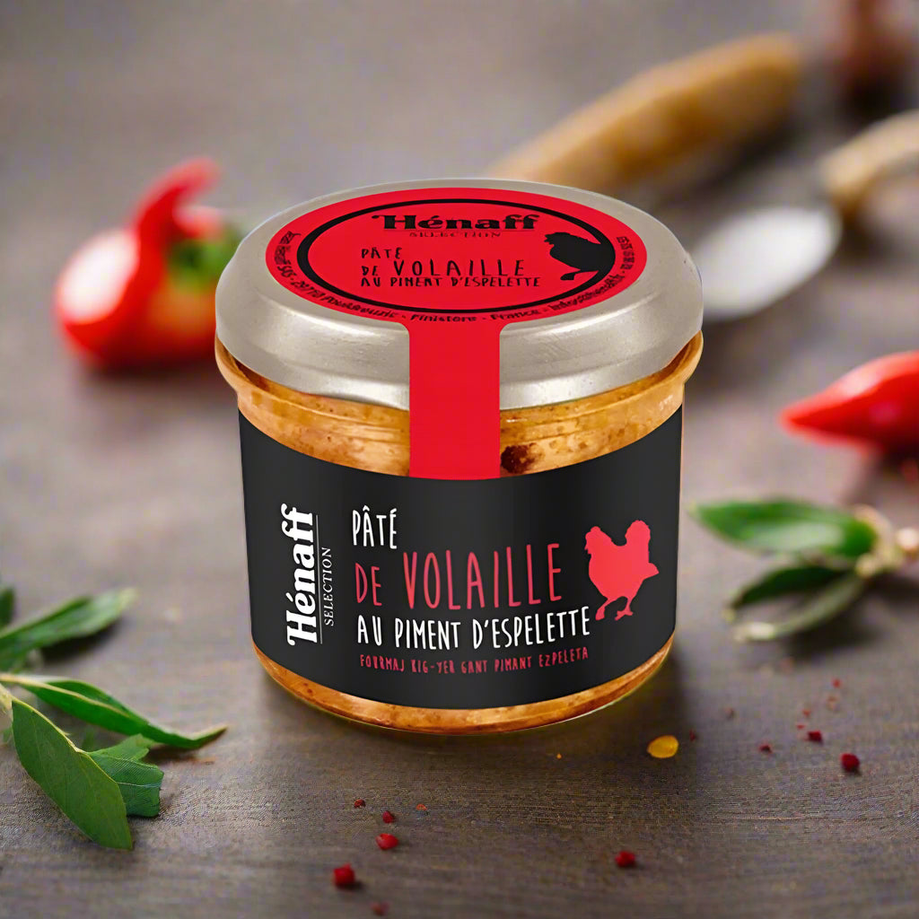 Geflügelpastete mit Piment d'Espelette 90g - Henaff
