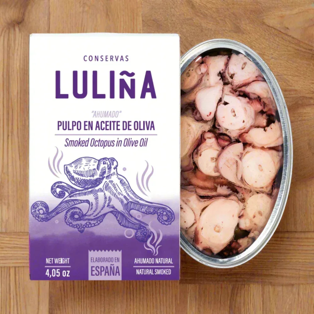 In Olivenöl geräucherter Oktopus aus Galizien Dose à 115g