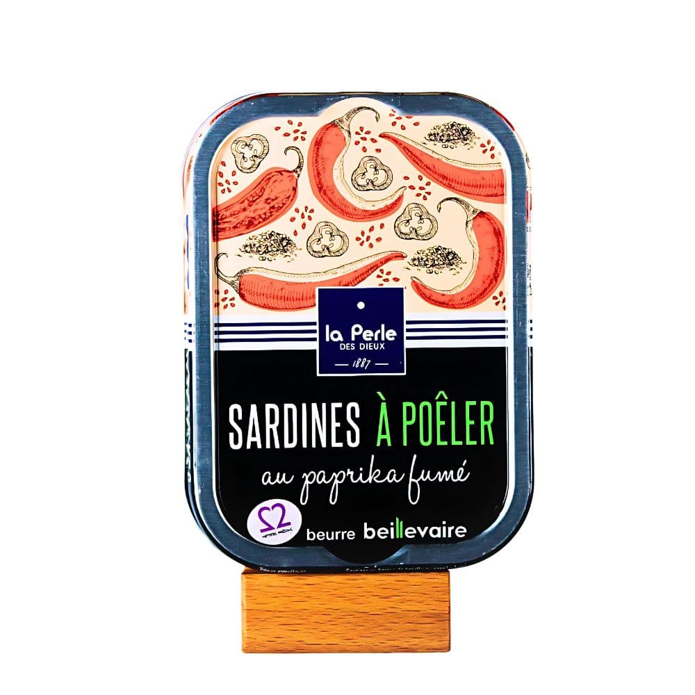 Sardinen zum Braten in Beillevaire-Fassbutter mit geräuchertem Paprika