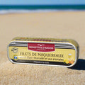 Makrelenfilets in Weißwein (Muscadet) und Aromaten mariniert Dose 176g