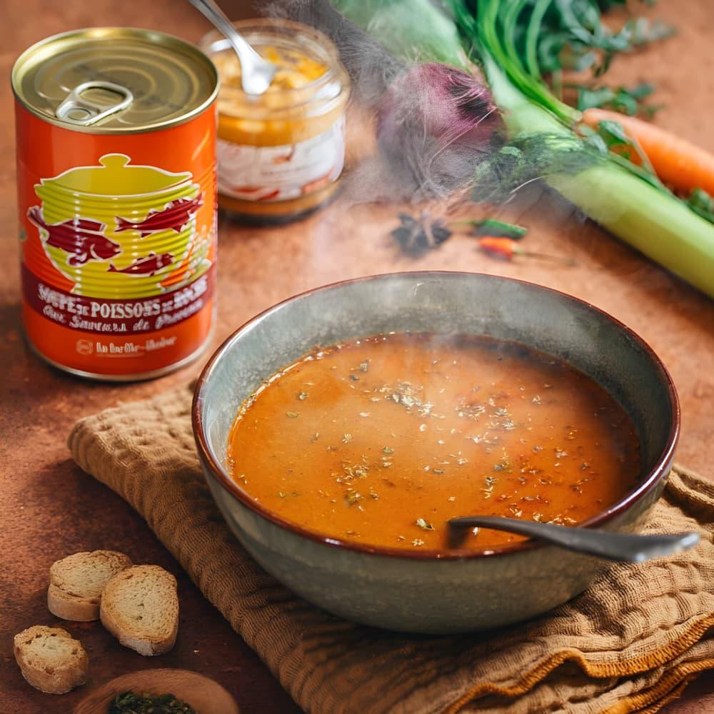 Felsenfischsuppe (soupe de poisson de roche)