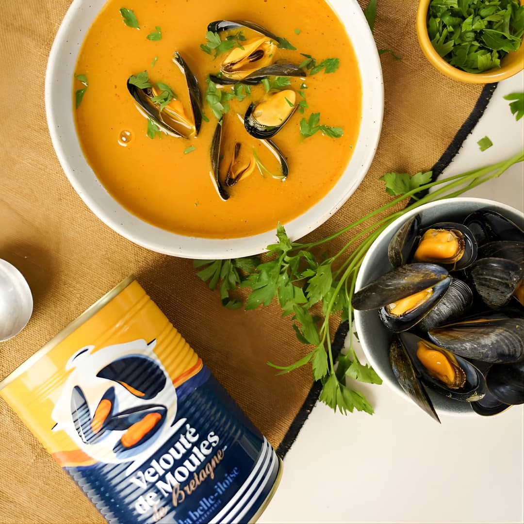 Velouté de Moules de Bretagne – Bretonische Muschelsuppe