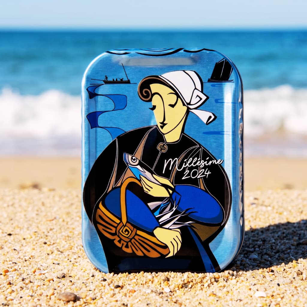 Jahrgangssardine 2024 Anh Gloux Sardinière
