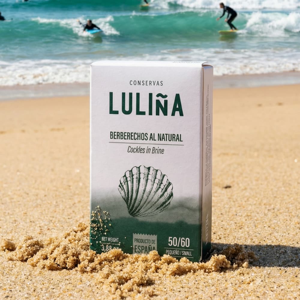 Berberechos al Natural 50/60 Stück (Herzmuscheln im eigenen Saft)