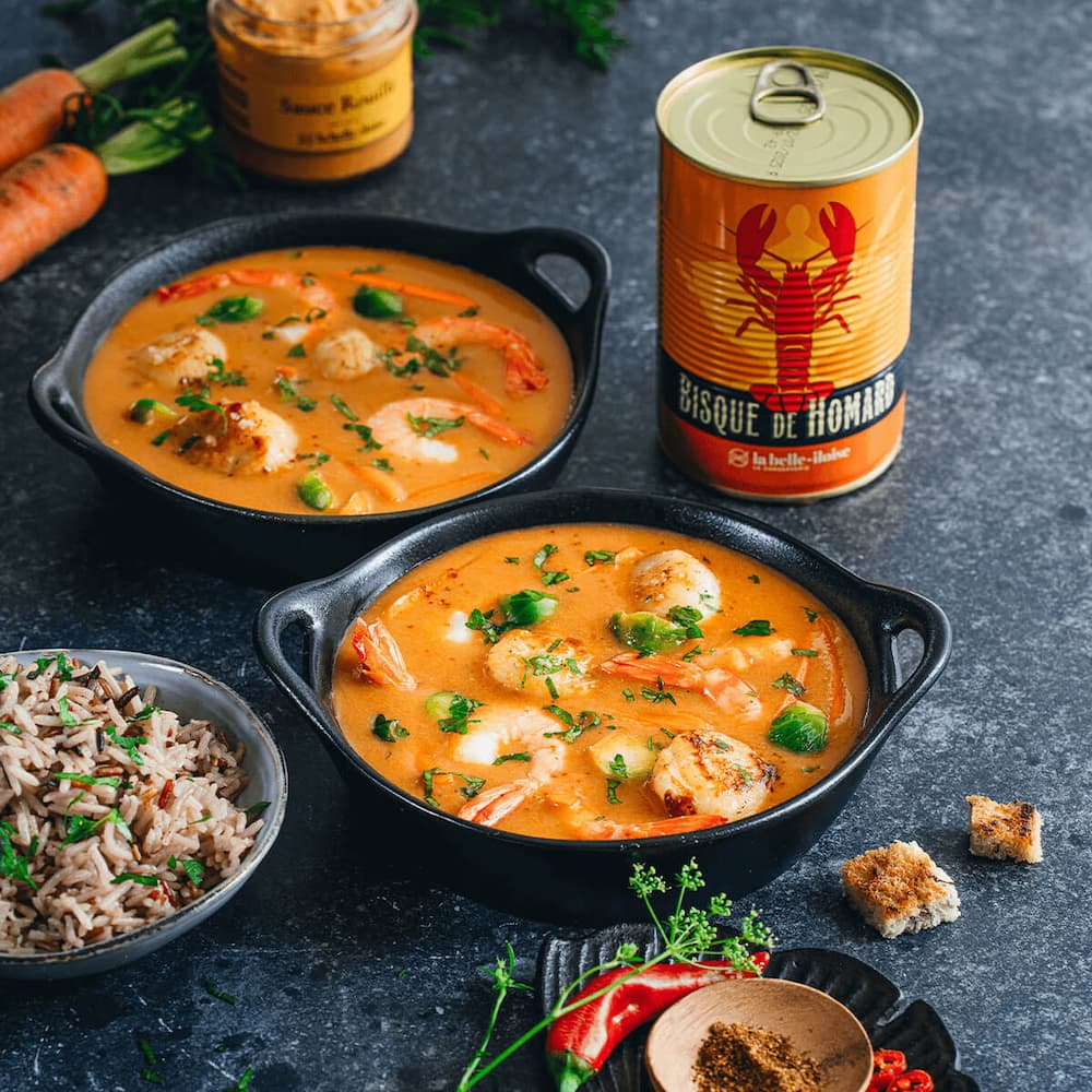 Lobster bisque with cognac