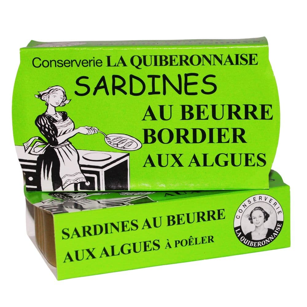 Sardinen mit Bordier Butter und Algen (zum warm essen)
