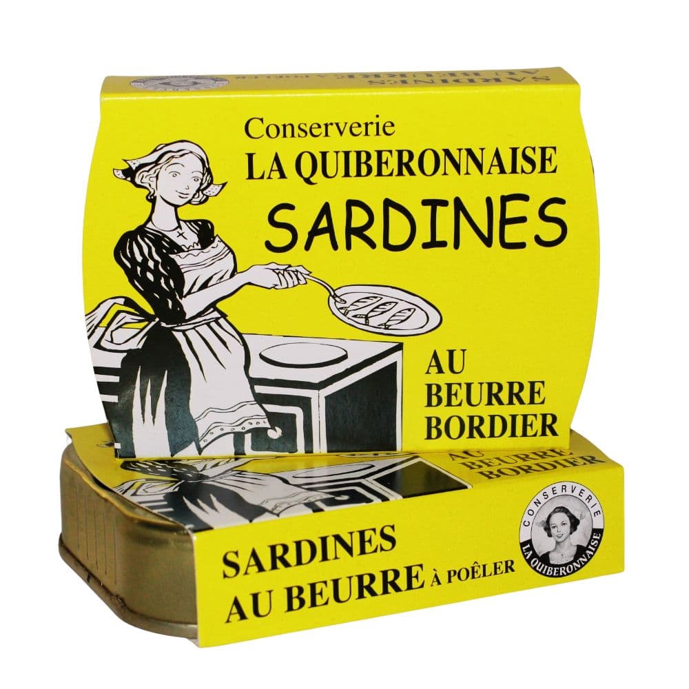 Sardinen mit Bordier Butter (zum warm essen)