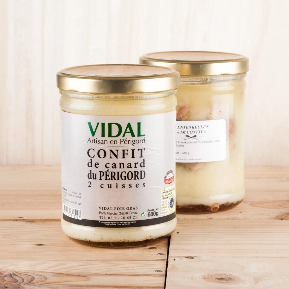 Confit de Canard (Entenconfit 2 Keulen) 680g