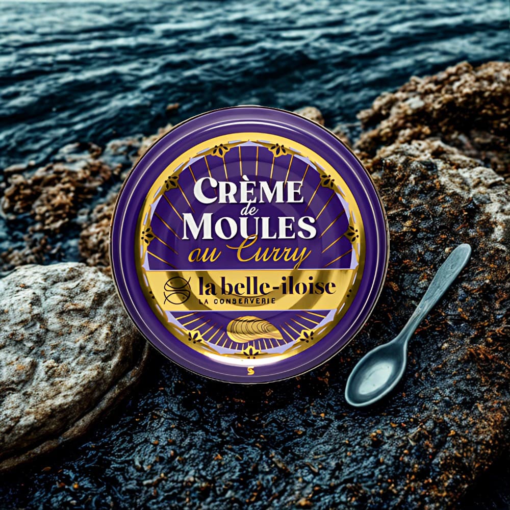 Bretonische Muschelcreme mit Curry