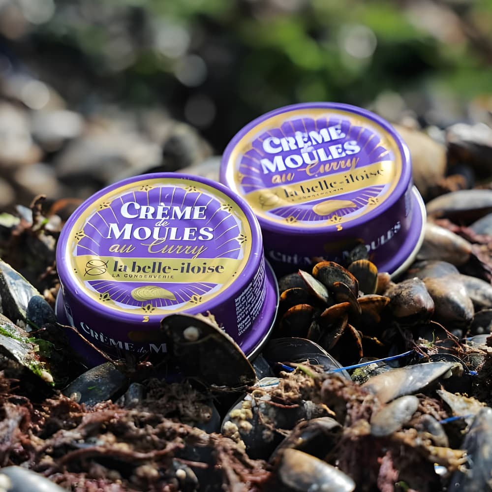 Bretonische Muschelcreme mit Curry